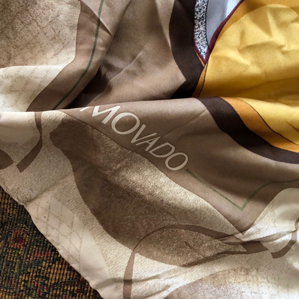 Movado vintage scarf